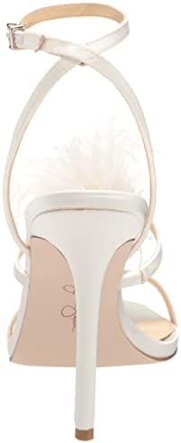 Jessica Simpson Women's Jenee Heeled Sandal, White, 8.5 | Image 2