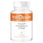 Fair & Pure® - Potassio e magnesio in capsule - Citrato di magnesio e citrato di potassio - Vegan - Minerali essenziali - 180 Capsule