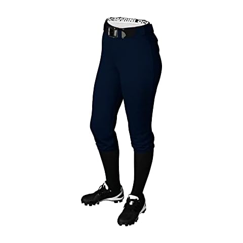 Demarini Womens Fierce Belted Pantalones, Azul Marino Cover