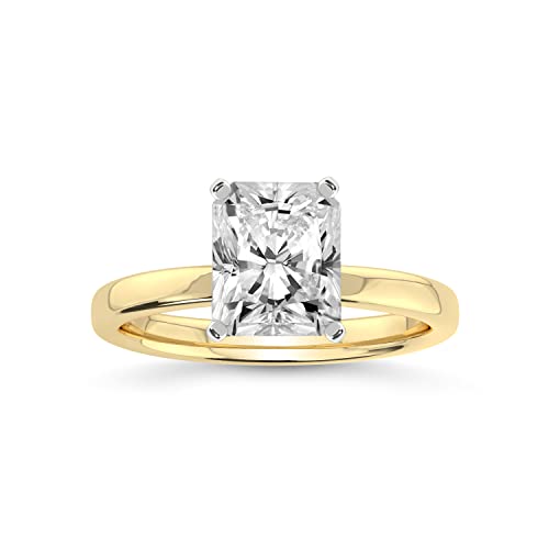 FRIENDLY DIAMONDS 1 Carat - 5 Carat IGI Certified Lab Grown Diamond Ring | 14K Or 18K White, Yellow Or Rose Gold |Solitaire Diamond Engagement Ring |FG-VS Quality2