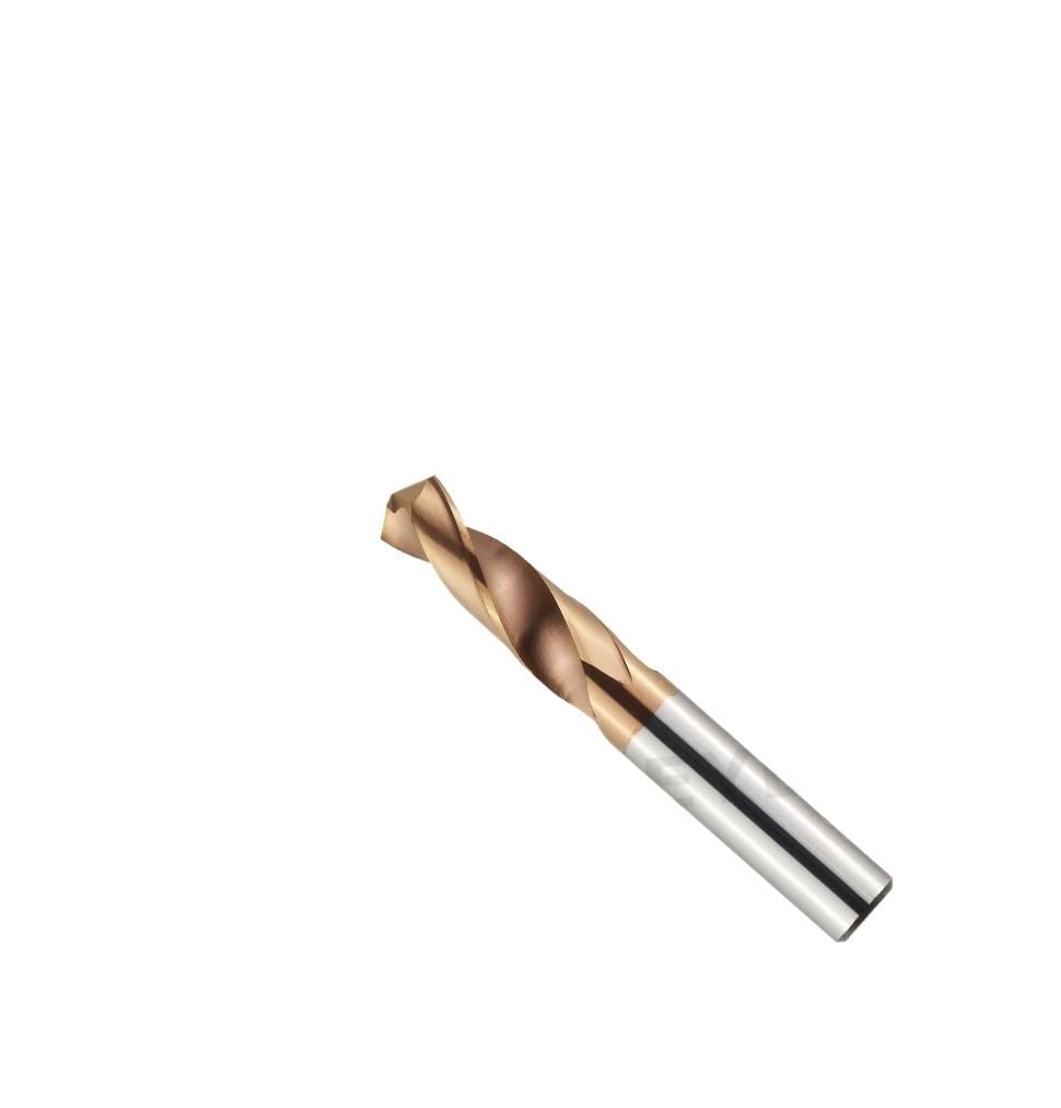 Broca de acero de tungsteno HRC55 (1 unidad) - Broca helicoidal de carburo de 1,0-20,0 mm for torno CNC y taladro de banco de metalurgia(8.6mm Hrc55)