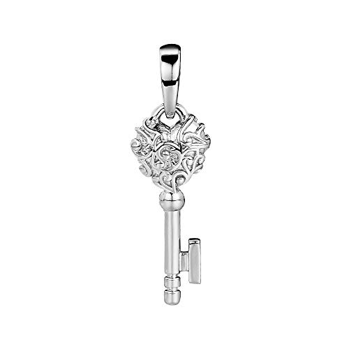 PANDOCCI 2018 Autumn Regal Key Pendant 925 Silver DIY Fits for Original Pandora Bracelets Charm Fashion Jewelry