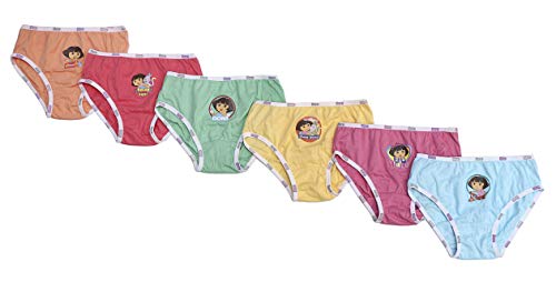 Image of Red Rose Kids Girls Cotton Printed Panty Pack of 6-Assorted