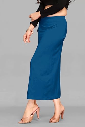 Image of ALYNE Blended Saree Shapewear Petticoat for Women, Women's Blended FullElastic with Drawstring Saree Shapewear, Skirts for Women,Shape Wear Dress for Saree