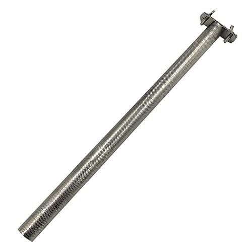 Parrot Perch Stainless Steel Rod Stand with Rhombic Pattern for Pet Birds