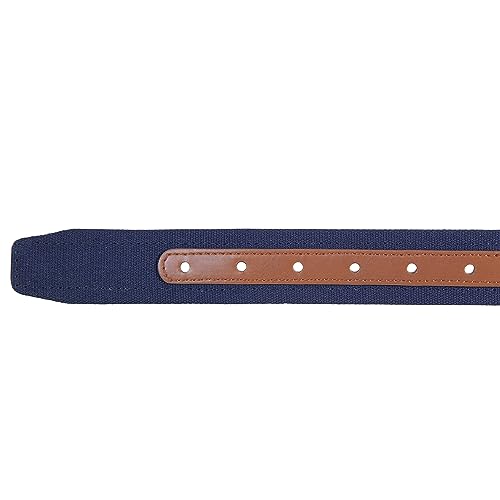 Image of Nautica Men's Casual Leather Belt | Everyday | Classic | Pants | Jeans | Khakis | Chinos | Metal Buckle