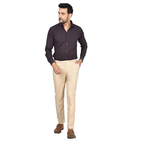 Men’s Formal Trouser – Slim Fit, Comfortable Office Pants for Bus...