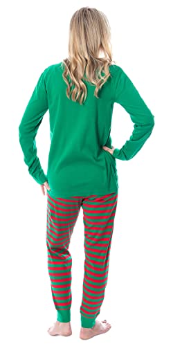 INTIMO Friends The TV Show Series Christmas Lights Logo Tight Fit Holiday Matching Family Pajamas3