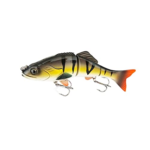 Lure de pêche 3 segments à naufrage lent pour grands brochets