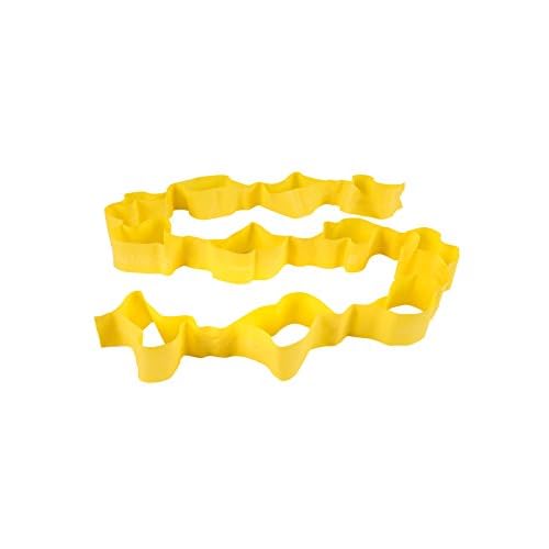 TheraBand CLX Latex-Free Resistance Band, 11 Loops for Pilates, Home Gym, Professional Physical Therapy & Fitness Equipment, 2.5 Metre, Yellow, Light