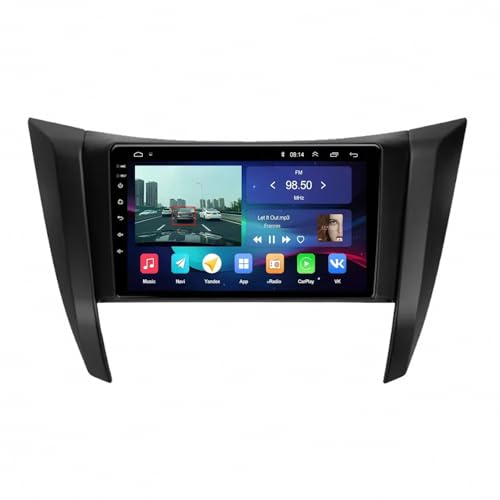 Radio coche para      Nissan Navara           con Carplay inalámbrico, Android Auto y cámara trasera HD