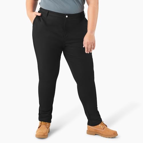 Pantalon Dickies femme moulant sergé extensible confortable stretch - 2