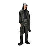 rains fishtail parka, verde 03, s unisex-adulto