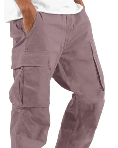 Image of Noble Monk Men's Cargo Pant | Drawstring | Solid Cargo | Multi Pockets Trackpant