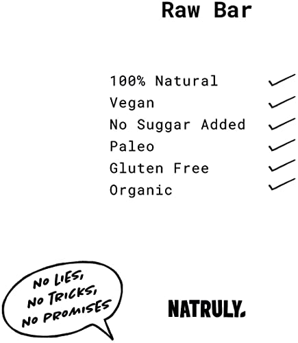 Miniatura 6 de Natruly Barritas Energéticas Bio Sin Azúcar Añadido, 100 Natural Y Orgánicas, Sin Gluten, Vegana -Pack Zanahoria, 12 Unidad