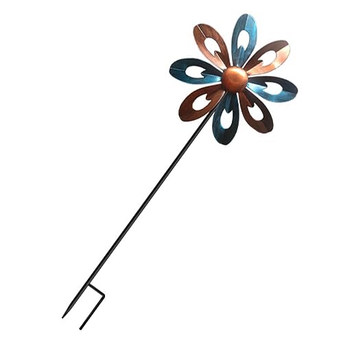 VICASKY Garden Iron Art Windmill Decoration for Outdoor Decor Durable Spinner for Garden Decorations and Ornaments Present