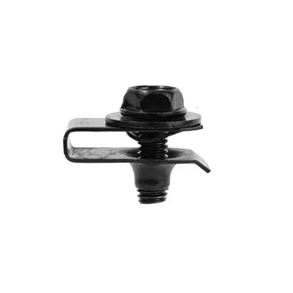 GLBMLMTHZP Car Body Bolts & U-nut Clips M6 Engine Cover Undertray Splash Shield Guard Bumper Fender Liner Retainer Fastener Rivet Screws