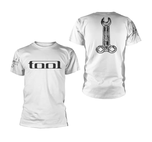 Tool Men's Wrench T-Shirt White Small | Officially Licensed