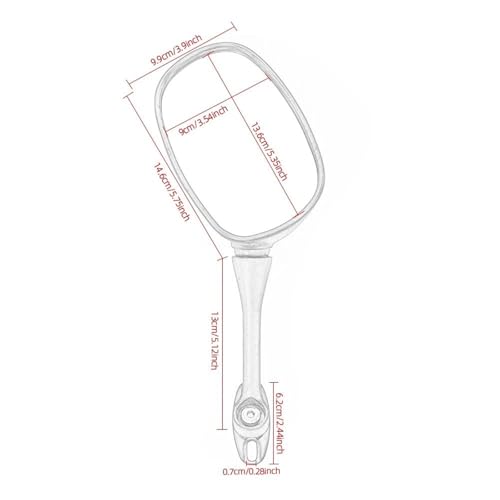 Espejo moto lateral sin vibraciones para CBR600RR accesorios de recambio diario 5