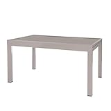  Mesa para jardín Extensible de Aluminio Gris Garden - LOLAhome