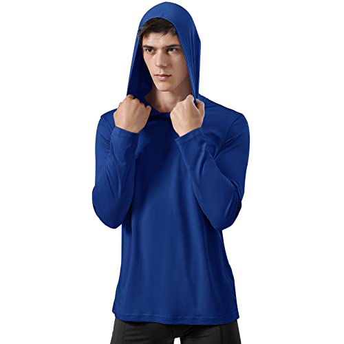 HISKYWIN Men's Long Sleeve Shirts Lightweight UPF 50+ Sun Protection SPF Outdoor T-Shirts Fishing Hiking Running Tee Tops2