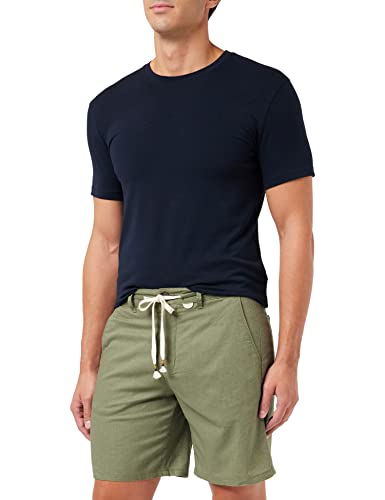 Springfield Herren Bermuda Beach Leinen Bermudas, Khaki, mittel, XL Cover