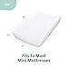 The Peanutshell 3 Pack and Play Mattress Sheets, Celestial Mini Crib Sheets Fitted, Pack N Play Sheets for Graco, Dream on Me, Playpen Mattress Pad, Playard Baby Crib Sheets, Gender Neutral, Boy, Girl