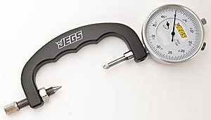 JEGS Performance Products 80591 Billet Aluminum Rod Bolt Stretch Gauge