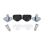 Type: External Door Striker Catch And Fitting Kit Fits: Land Rover 90(1985-1990),Land Rover Defender (1990-2015) Other Part Number:MUC7809 MUC8526 Placement on vehicle: Front,Rear Kit Contains: 2x Door Catch Strikers，2x Door Striker Spacers (Colour m...