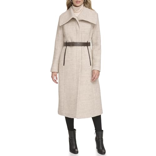 Kenneth Cole Women's Textured Twill Wool Blend Coat2