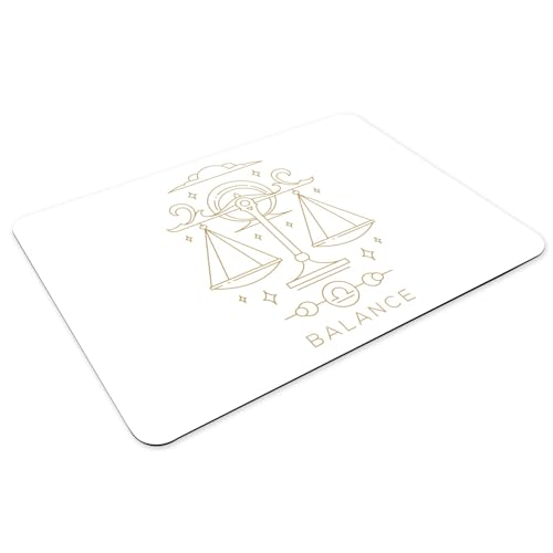 Set de table antidérapant lavable motif constellation balance pour table propre - 3