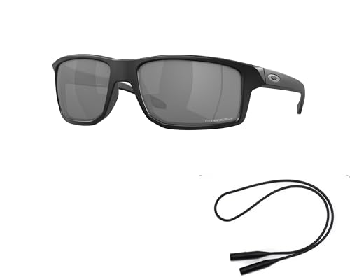 Oakley OO9449 Sunglasses Bundle: OO 9449 944903 Gibston Matte Black Prizm Blac and Universal Anti-slip Silicone Leash2