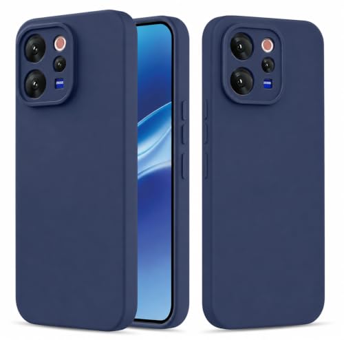 Image of FIRST MART Matte Silicone Back Cover for Vivo V70 & V70 Elite- Blue