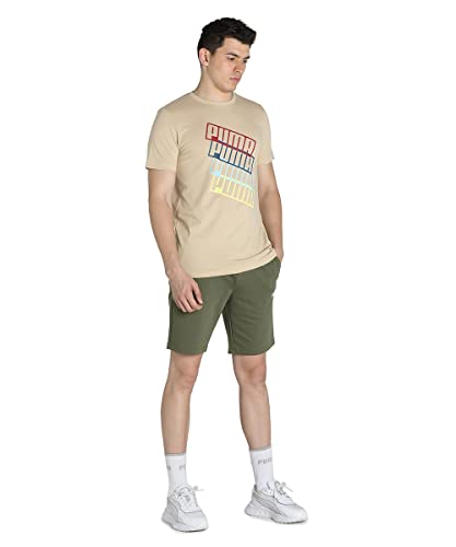 Image of Puma Men Cotton Fitted T-Shirt