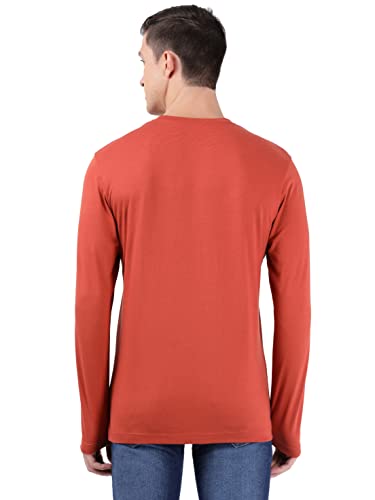 Image of Jockey AM95 Men's Super Combed Cotton Rich Solid Round Neck Full Sleeve T-Shirt