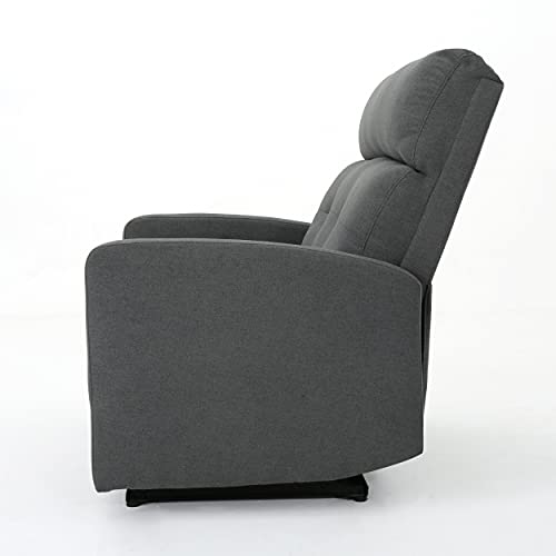 Christopher Knight Home Halima Fabric 2-Seater Recliner, Charcoal #TOP7