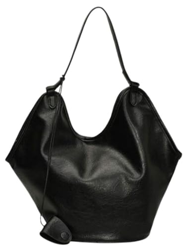 2025 Travel Tote Bag Spacious PU Leather Bag Set with Detachable Small Purse Magnetic Closure Simple Shoulderbag