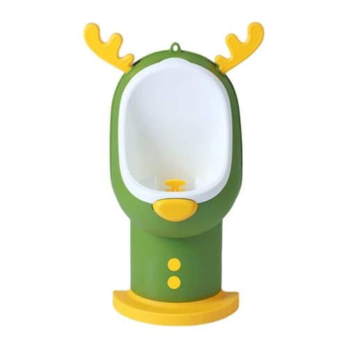 F Fityle Entrenadores de orina para Inodoro Entrenamiento para orinar Urinario de pie de Altura Ajustable de Limpieza rápida Urinario de Entrenamiento, Verde