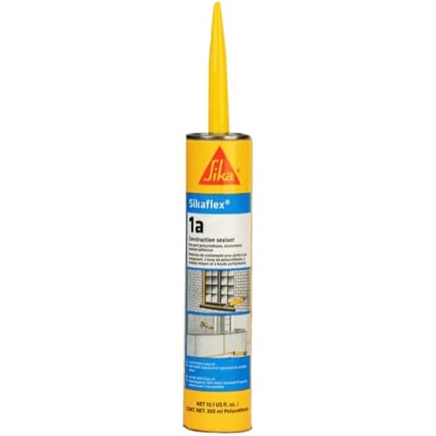 Sikaflex-1a self-leveling concrete sealant - Limestone - Use in green and damp applications - Premium-grade adhesive for a range of joints - 10.1 fl oz Cover