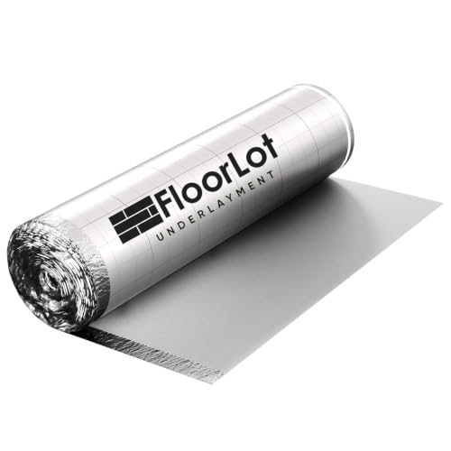 Image of Laminate Flooring UNDERLAYMENT with Vapor Barrier 3in1 Foam 3mm Thick 200 sq.ft