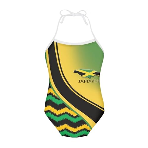 Girls One Piece Swimsuit Beach Bathing Suit Toddler Floral Halter Straps Swimwear for 1-10 Years