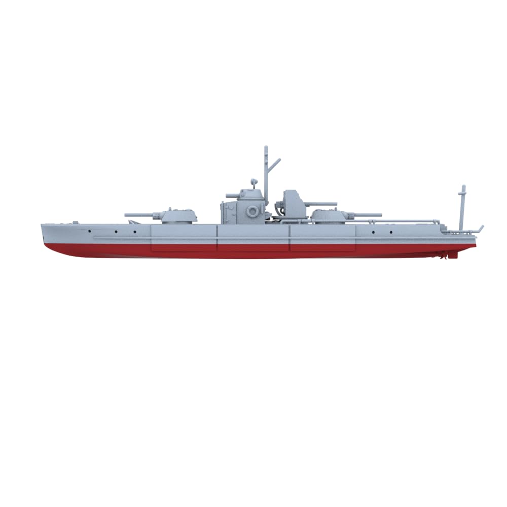 MRY-SFW SSC72768S-A 1/72 zestaw do budowy modelu wojskowego Radziecki Pr.1124 Późna modyfikacja pełny kadłub