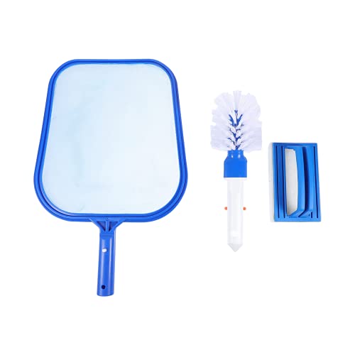 DOITOOL 1 Set Pool Cleaning Accessories Swimming Pool Leaf net Swimming Pool Scoop net Filter for Fish Tank Bathtub Cleaner Brush Pool Hand Skimmer Bathtub Cleaning Brush Sponge Brush Spa