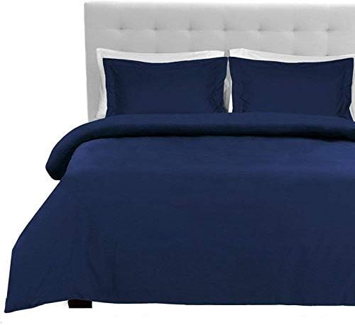 310-Thread-Count Egyptian Cotton Luxrious Super Soft Sheet Set Solid Fit Up to 13-15" inch Deep Pocket and Affordable Sheets (Size Queen Color Light Blue)