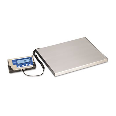 Báscula portátil para envíos LCD 400 lb 15x12 blanca miniatura 3