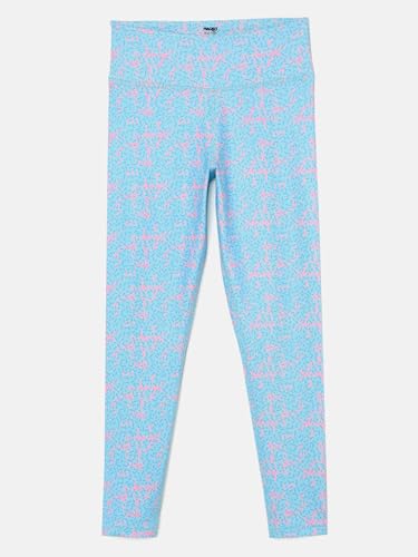 Image of mackly Donut Sprinkle Tights for Girls | Sustainable Recycled Polyester, Comfortable & Flexible Activewear for School, Sports & Casual Wear