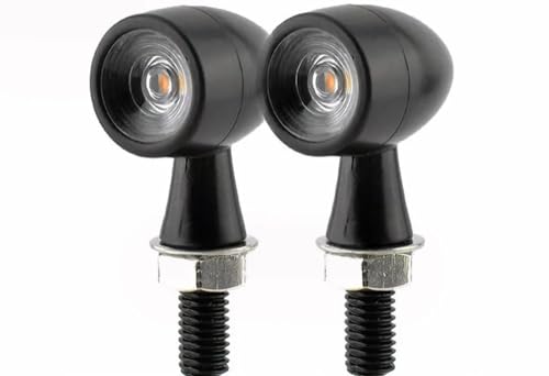 Feu arrière clignotants de moto orange 12V 8mm éclairage signalisation moto