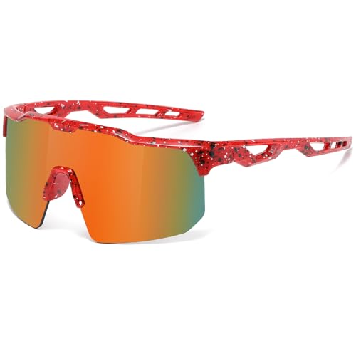 Image of Youth Baseball Sunglasses for Boys Girls Softball Cycling Sports Sunglasses Kids Lightweight UV Protection