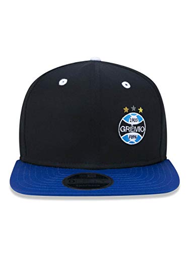 Bone 950 Original Fit Gremio Futebol Aba Reta Snapback Preto/Azul New Era