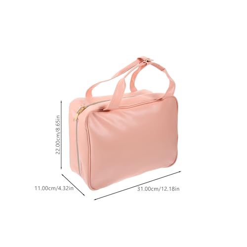 Trousse de toilette suspendue en cuir PU à compartiments multiples pour voyage - 5